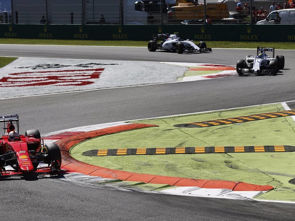 Sebastian Vettel, Felipe Massa, Valtteri Bottas