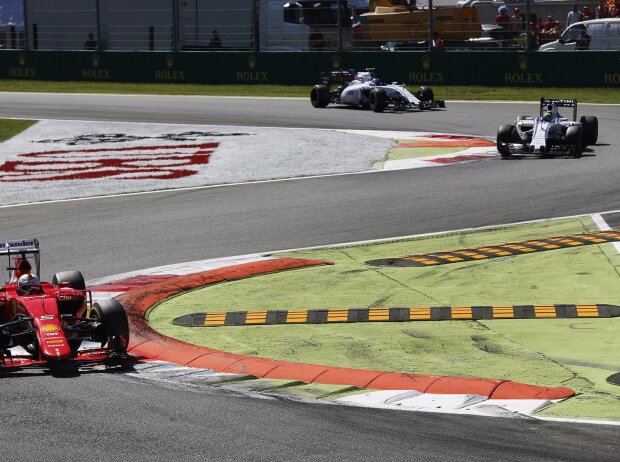 Sebastian Vettel, Felipe Massa, Valtteri Bottas Sebastian Vettel, Felipe Massa, Valtteri Bottas