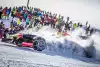 Bild zum Inhalt: Red-Bull-Showrun in Kitzbühel: Verstappen auf Schneeketten