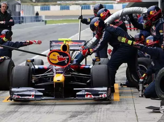 Sebastian Vettel, Tankstopp Titel-Bild zur News: Sebastian Vettel, Tankstopp
