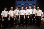 Team Penske: Ryan Blaney, Rick Mears, Joey Logano, Rusty Wallace, Brad Keselowski, Tim Cindric, Walter Czarnecki und Roger Penske