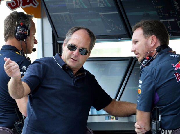 Gerhard Berger, Christian Horner Gerhard Berger, Christian Horner