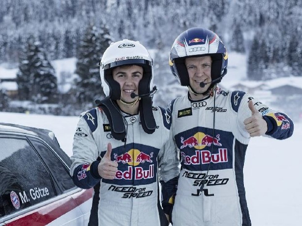 Mario Götze und Mattias Ekström