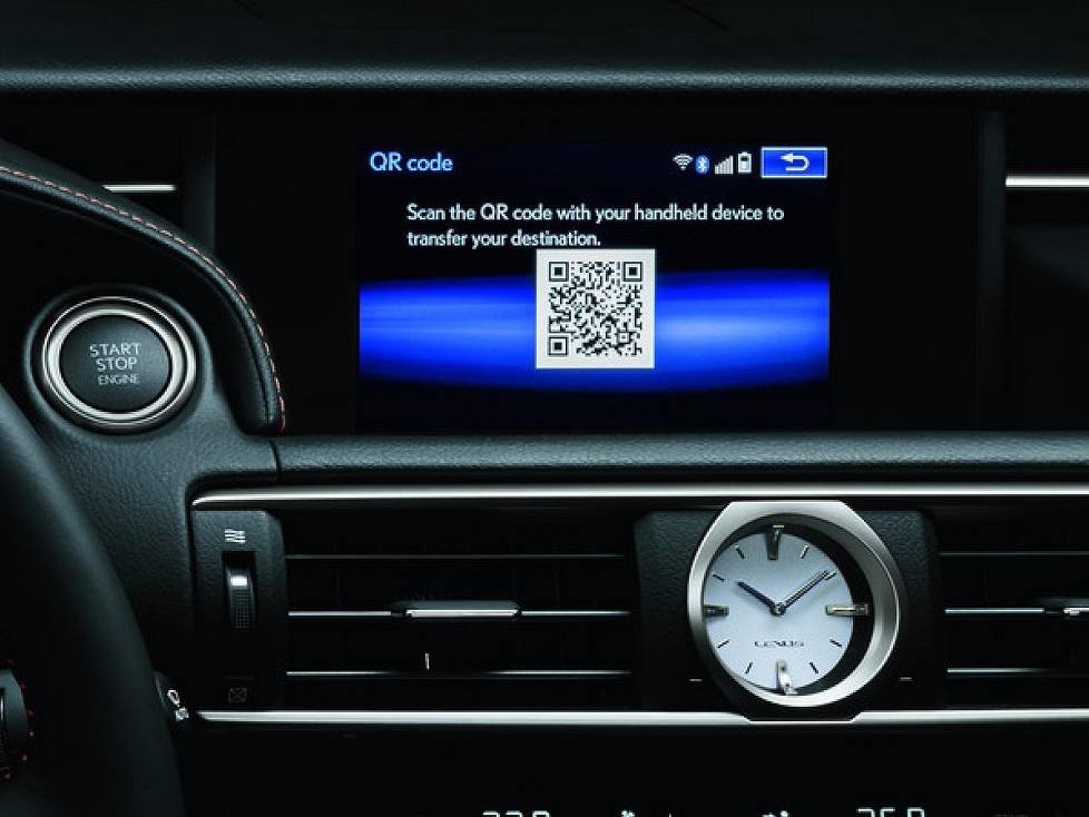 Multimedia im Lexus RC