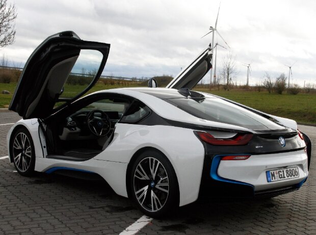 Flügeltüren des BMW i8 