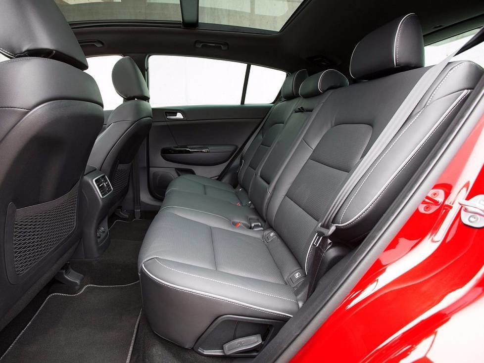 Rückbank des Kia Sportage