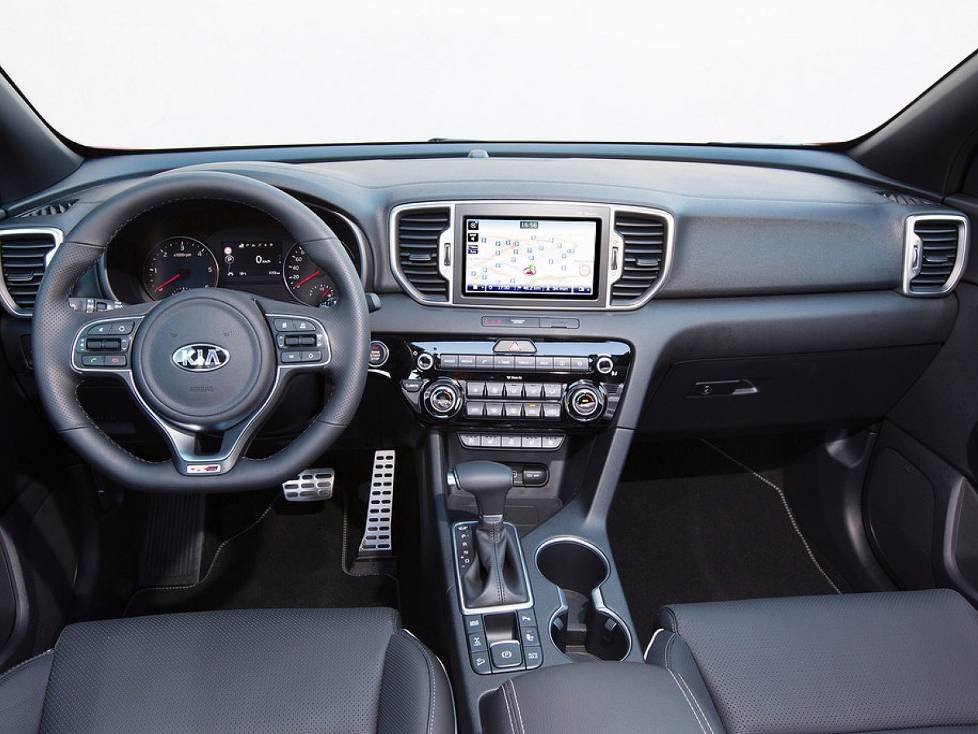 Cockpit des Kia Sportage