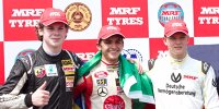 Bild zum Inhalt: MRF Challenge: Fittipaldi siegt vor Newey und Schumacher