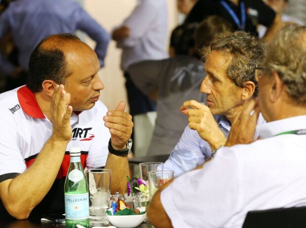 Frederic Vasseur und Alain Prost