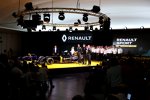Jolyon Palmer (Renault), Esteban Ocon (Renault) und Kevin Magnussen (Renault) 