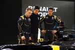 Kevin Magnussen (Renault), Esteban Ocon (Renault) und Jolyon Palmer (Renault) 