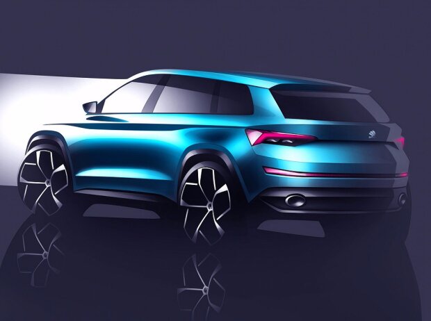 Heck des Skoda VisionS Heck des Skoda VisionS