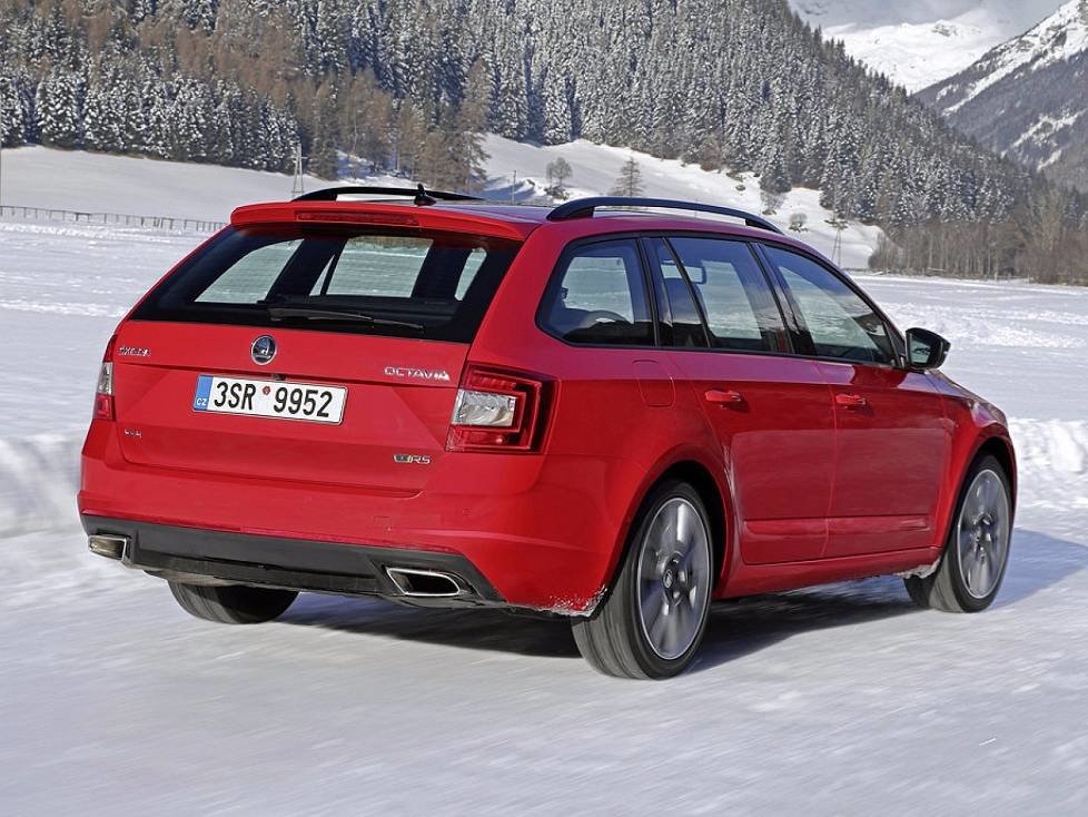 Skoda Winter Challenge 2016: Skoda Octavia Combi RS 4x4