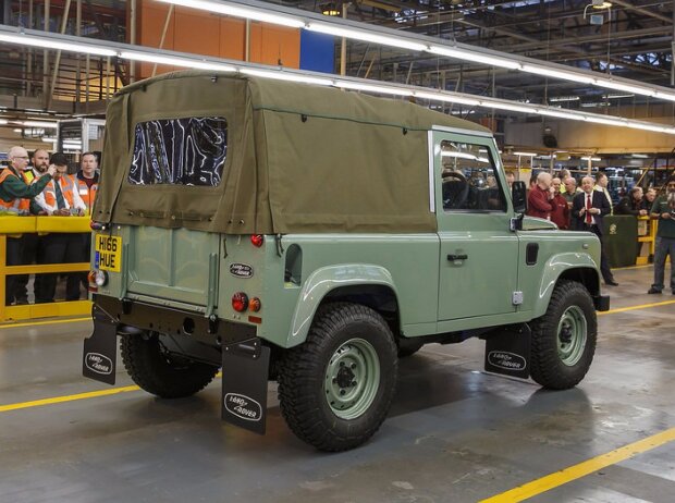 Der letzte Land Rover Defender aus Solihull Der letzte Land Rover Defender aus Solihull