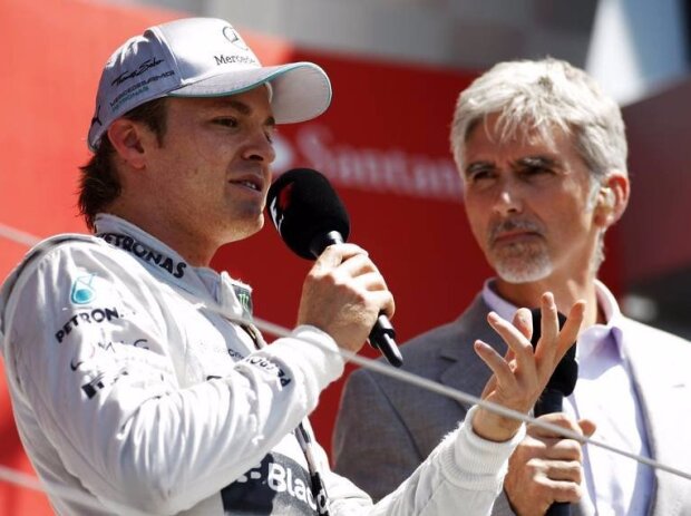 Titel-Bild zur News: Nico Rosberg, Damon Hill