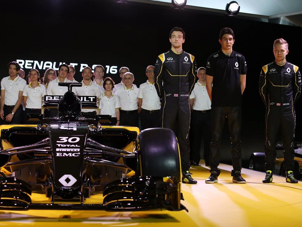 Jolyon Palmer, Esteban Ocon, Kevin Magnussen