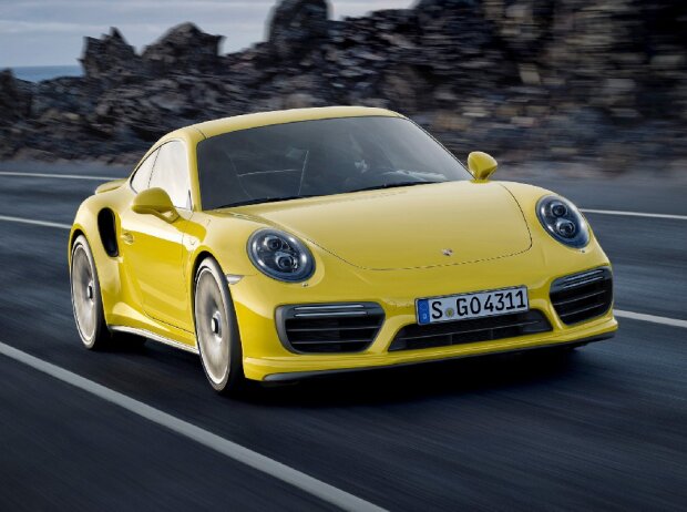 Titel-Bild zur News: Vorderansicht des Porsche 911 Turbo S