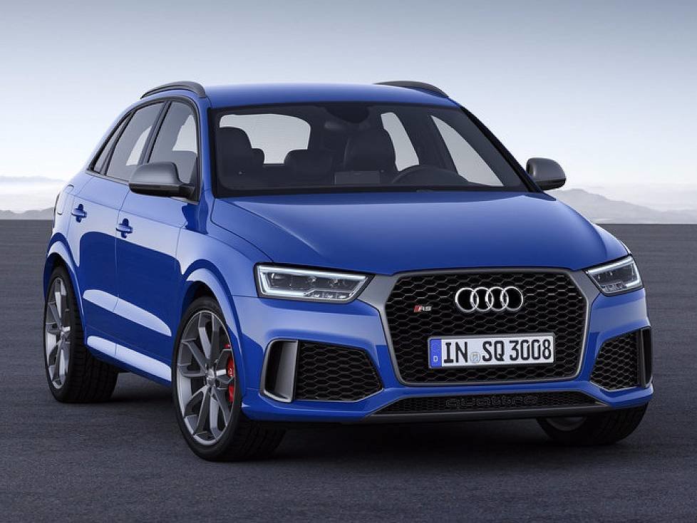 Vorderansicht des Audi RS Q3 Performance