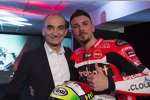 Claudio Domenicali und Davide Giugliano 