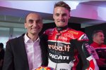 Claudio Domenicali und Chaz Davies 