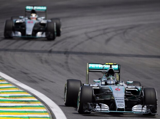 Nico Rosberg, Lewis Hamilton