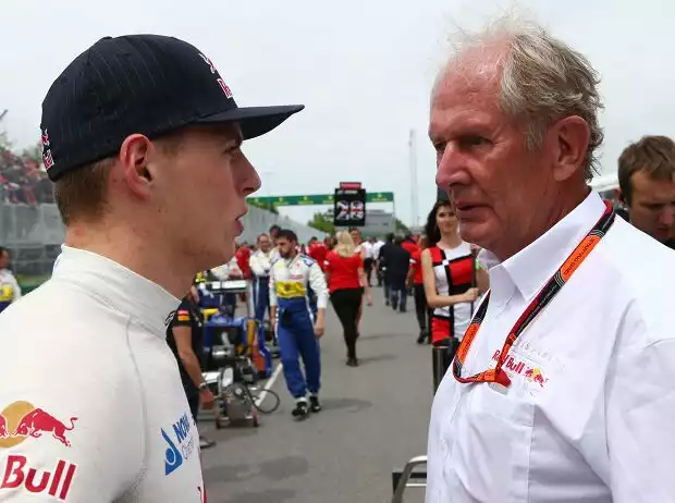 Max Verstappen, Helmut Marko Titel-Bild zur News: Max Verstappen, Helmut Marko
