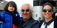 Flavio Briatore mit Sohn Falco und Ehefrau Elisabetta Gregoraci