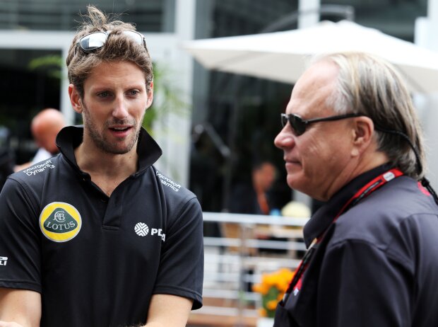 Titel-Bild zur News: Romain Grosjean und Gene Haas