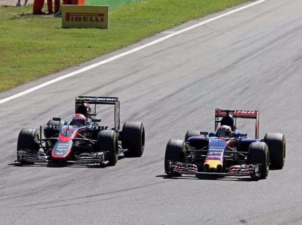 Jenson Button, Max Verstappen Jenson Button, Max Verstappen