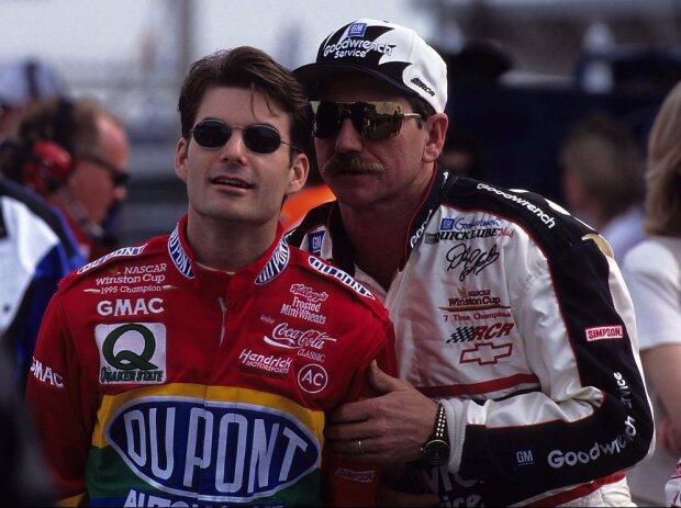 Jeff Gordon, Dale Earnhardt Sr. Jeff Gordon, Dale Earnhardt Sr.