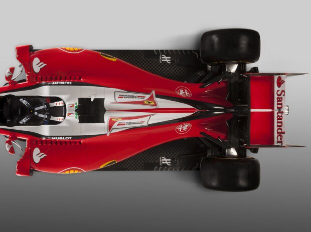 Heckpartie des Ferrari SF16-H