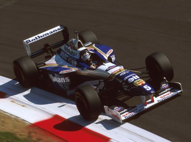 Damon Hill in Monza 1996