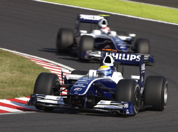 Nico Rosberg und Kazuki Nakajima in Suzuka 2009