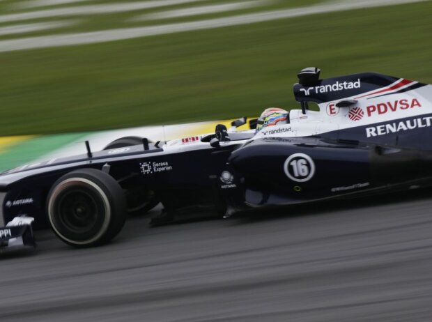 Pastor Maldonado in Sao Paulo 2013