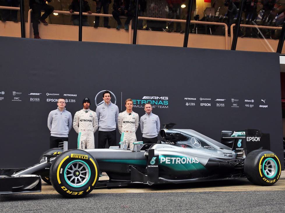 Lewis Hamilton, Toto Wolff, Nico Rosberg