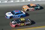 Michael McDowell (Leavine), Brian Scott (Petty) und Landon Cassill (Front Row) 