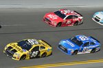 Ty Dillon (Leavine), Michael Waltrip und Greg Biffle (Roush) 