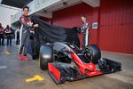 Esteban Gutierrez (Haas) und Romain Grosjean (Haas) 