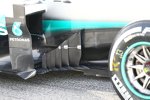 Neues Barge-Board am Wagen von Nico Rosberg (Mercedes) 