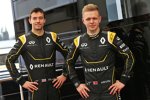 Jolyon Palmer (Renault) und Kevin Magnussen (Renault) 