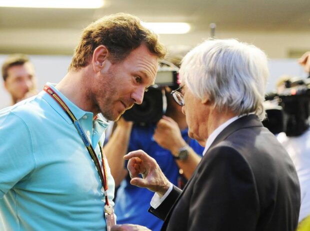 Christian Horner und Bernie Ecclestone