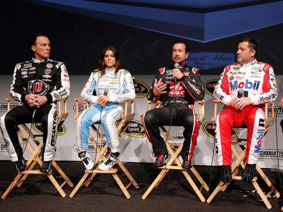 Kurt Busch, Kevin Harvick, Danica Patrick, Tony Stewart