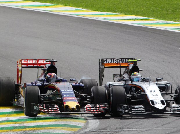Titel-Bild zur News: Sergio Perez, Max Verstappen