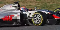 Bild zum Inhalt: Platz zwei für Romain Grosjean: Haas überrascht beim Test