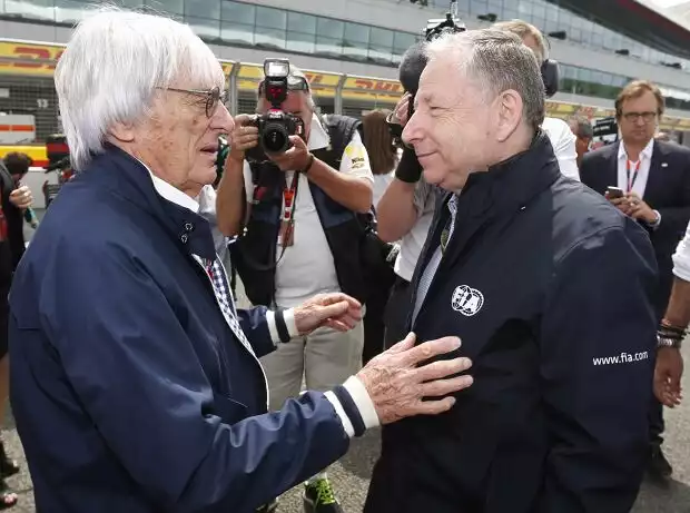 Bernie Ecclestone, Jean Todt Titel-Bild zur News: Bernie Ecclestone, Jean Todt