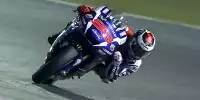 Bild zum Inhalt: MotoGP-Test Katar: Jorge Lorenzo startet mit Bestzeit