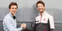 Bild zum Inhalt: Romain Grosjean: Mentor für Schweizer Hoffnung Deletraz