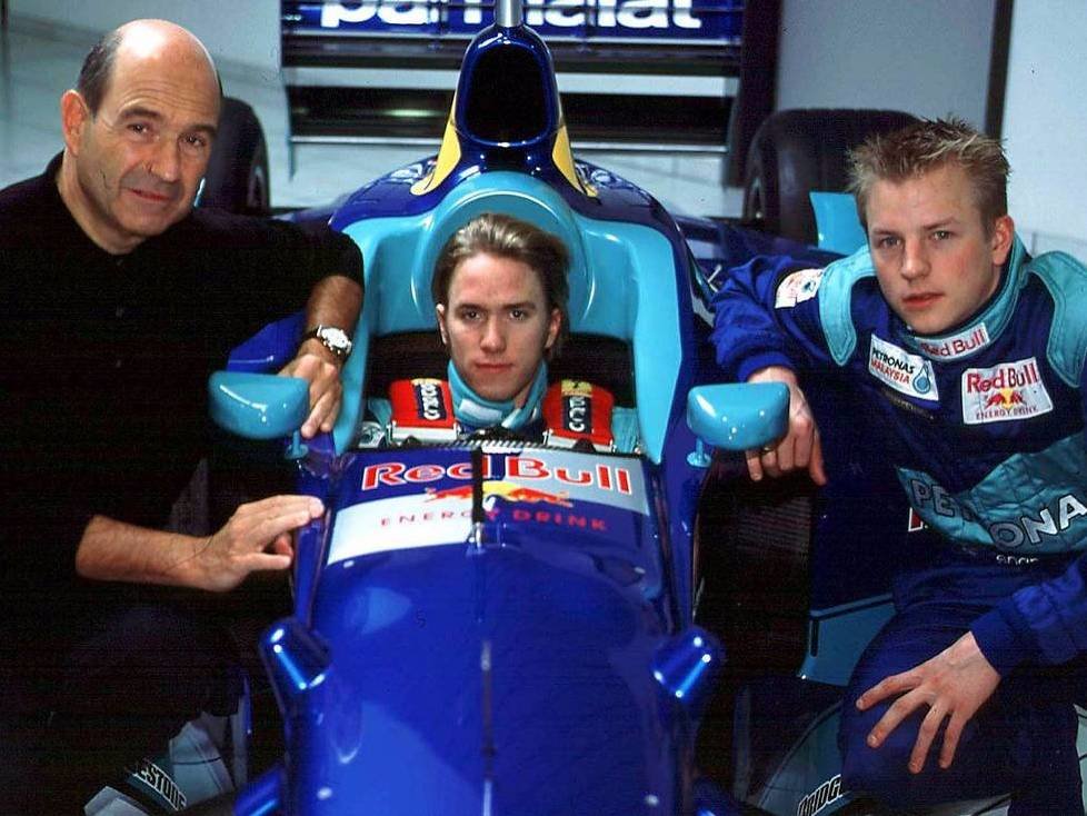 Peter Sauber, Nick Heidfeld, Kimi Räikkönen, 2001