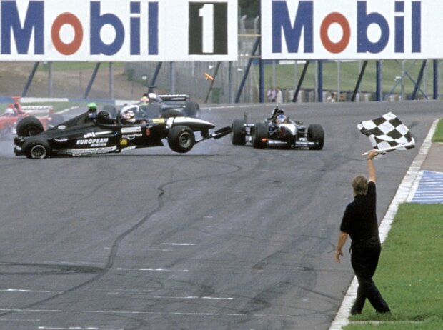 Nigel Mansell, Fernando Alonso, Paul Stoddart Nigel Mansell, Fernando Alonso, Paul Stoddart