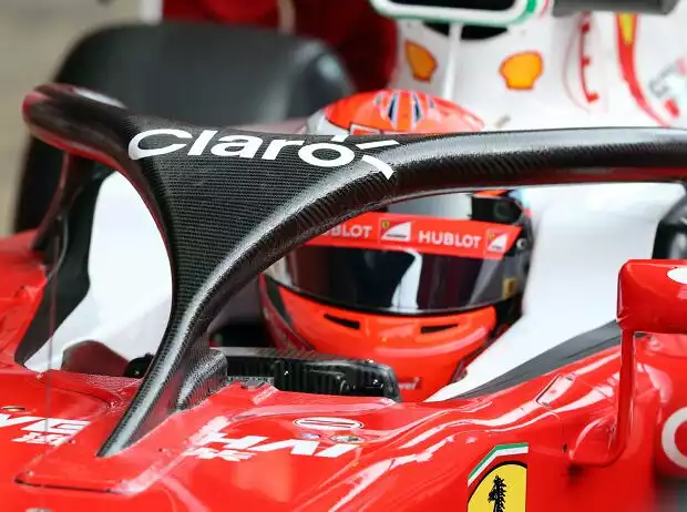 Halo-Cockpitschutz am Ferrari von Kimi Räikkönen Titel-Bild zur News: Halo-Cockpitschutz am Ferrari von Kimi Räikkönen